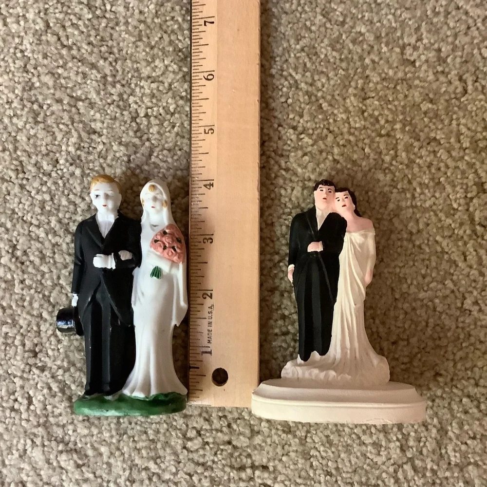 Vintage Wedding Cake Toppers